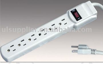 6 Outlet UL/CUL Surge Protector/Surge Subpressore/Power Bar (06-PT6672S) 90Joules Surge