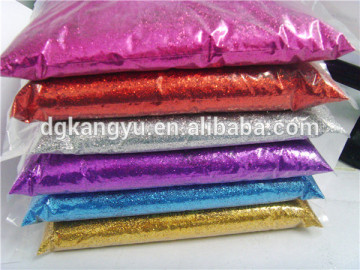 2016 new product christmas bulk glitter 1kg glitter poeces