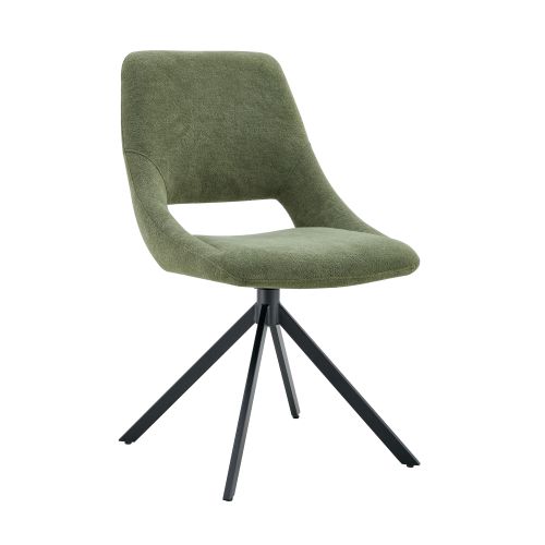 Silla giratoria contemporánea con diseño giratorio