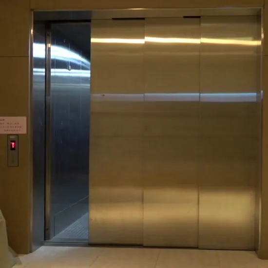 Hairline Stainless or Painted Steel Cargo Elevator