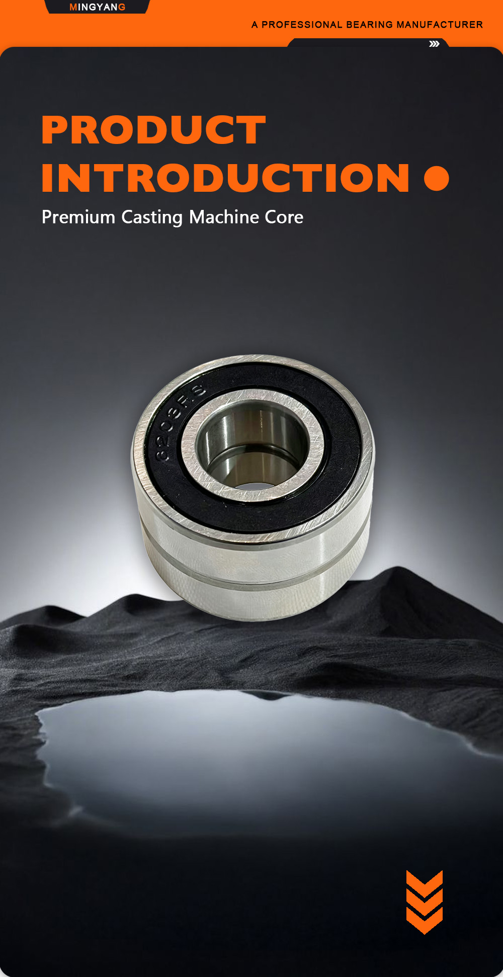 6203 2RS Radial Load Rubber Sealed Ball Bearing x