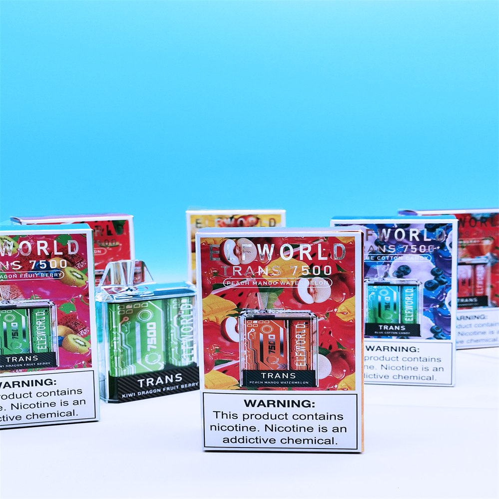 Tangki elfworld berkualitas tinggi 7500puffs vape