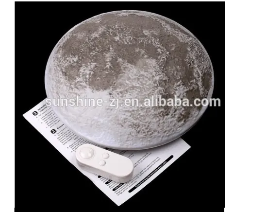 LED Auto Wall Moon Lamp With Remote Control
