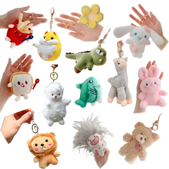 Hot Selling Colorful Rabbit Jewelry & Plush Toys: Customizable Stuffed Animals and Keychains