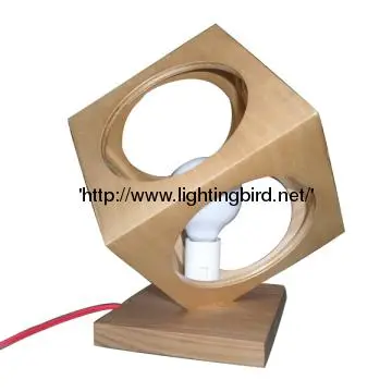 modern wooden table light
