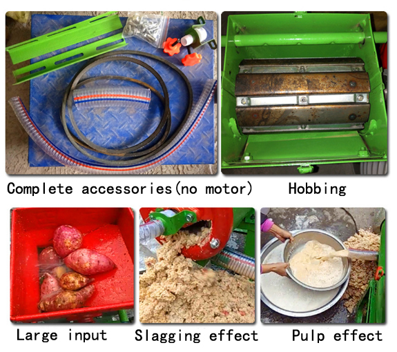 Sweet Potato Starch Making Equipment/Cassava Flour Processing Equipment/Cassava Grinder Mill Processing Machine