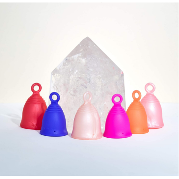 Medische Siliconen Menstrual Cup Easy Removal Ring