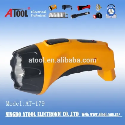 Camping hand led flashlight led rechargeable flashlight