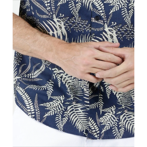 Man clothing floral print type custom dress shirt