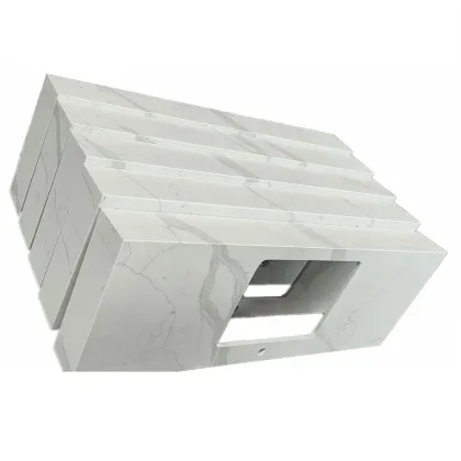 Best Wholesale Calacatta White Marble Quartz Countertops & Vanity Tops