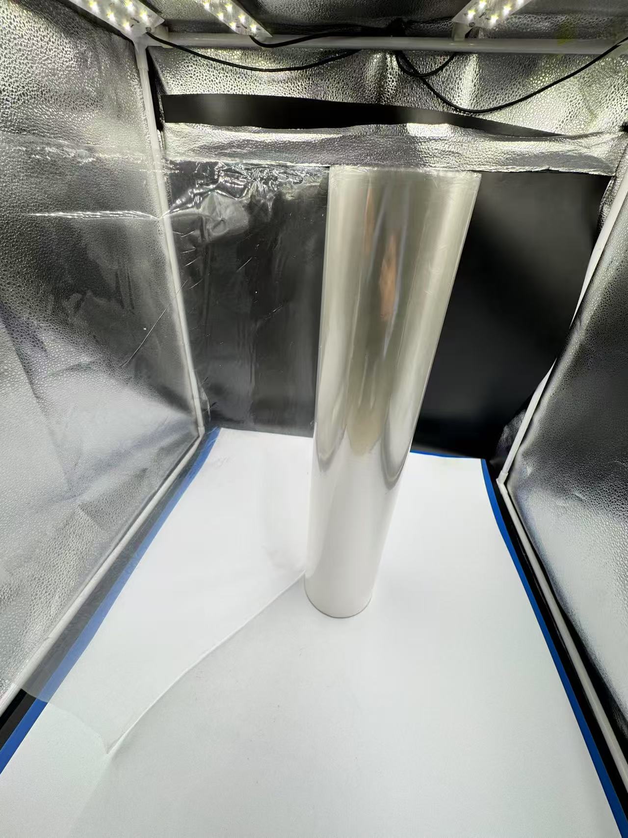 Transparent PETG shrink film