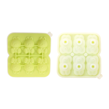 Ensemble de moules à glace en silicone en forme d'animal