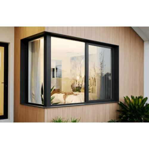 aluminium fixed window section Custom large aluminum fixed tempered laminated glass window Supplier