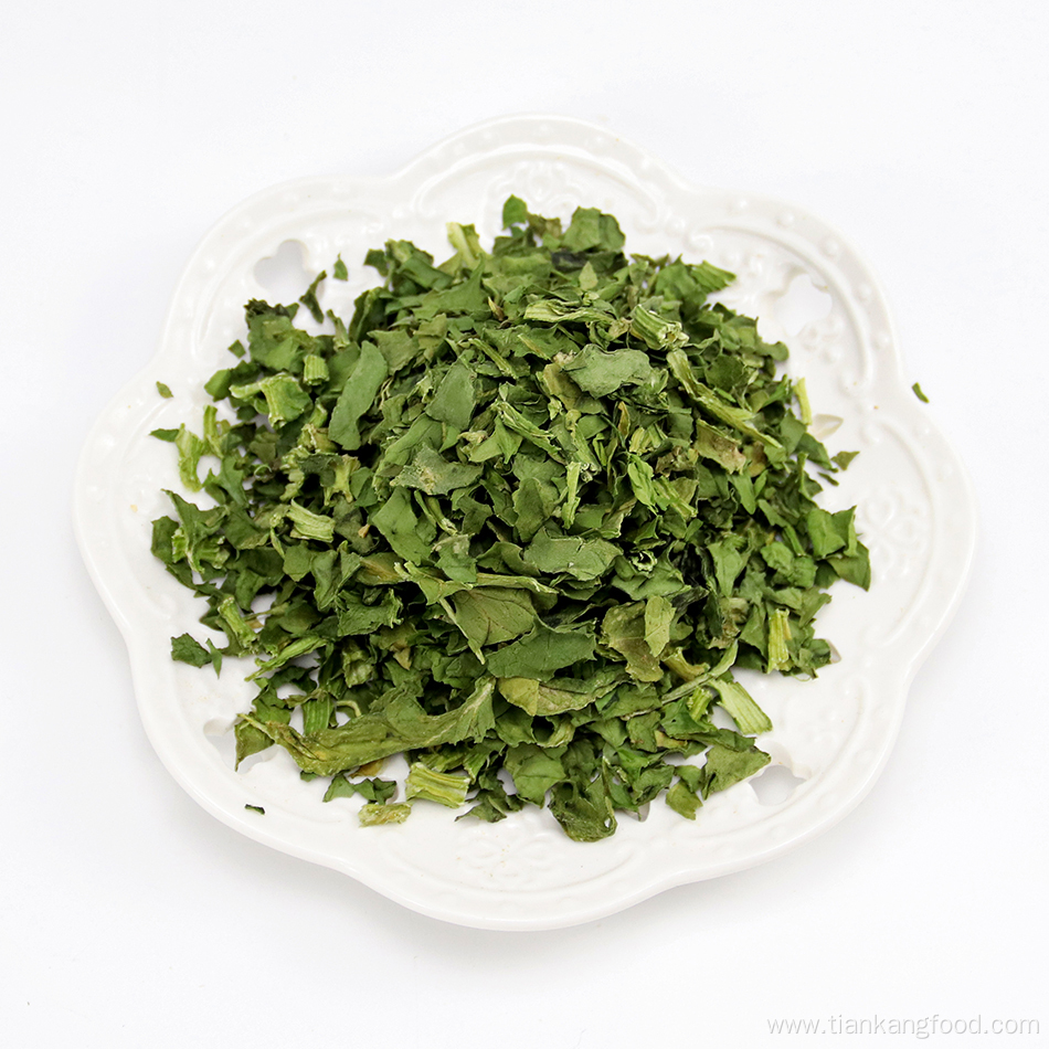 Dried Spinach Flakes Pesticide Controlled