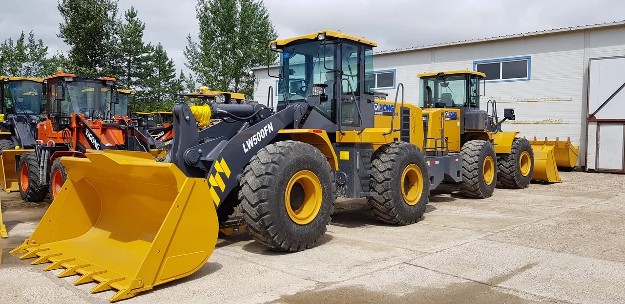 Low consumption LW500KN wheel loader in stock