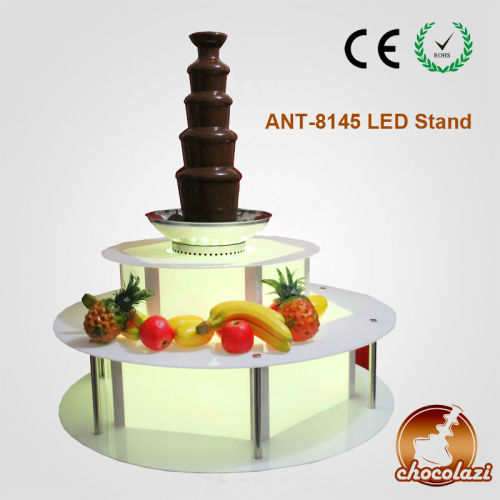 CHOCOLAZI ANT-8145 Acrylic Color LED BASE of Led stand of chocolate fountains