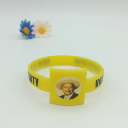Custom Africa Style Watch Shape Silicone Wristband