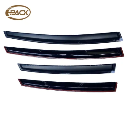 I-Pack Visors Window Visors Wind Deflectors for Toyota Prius V 2012-2018 Rain Guard