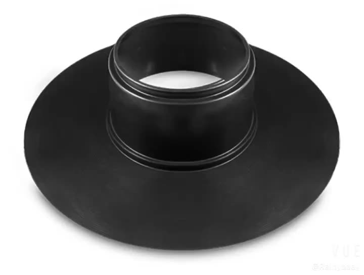 Round base rubber pipe flashing for construction