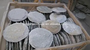 slate garden round flagstone