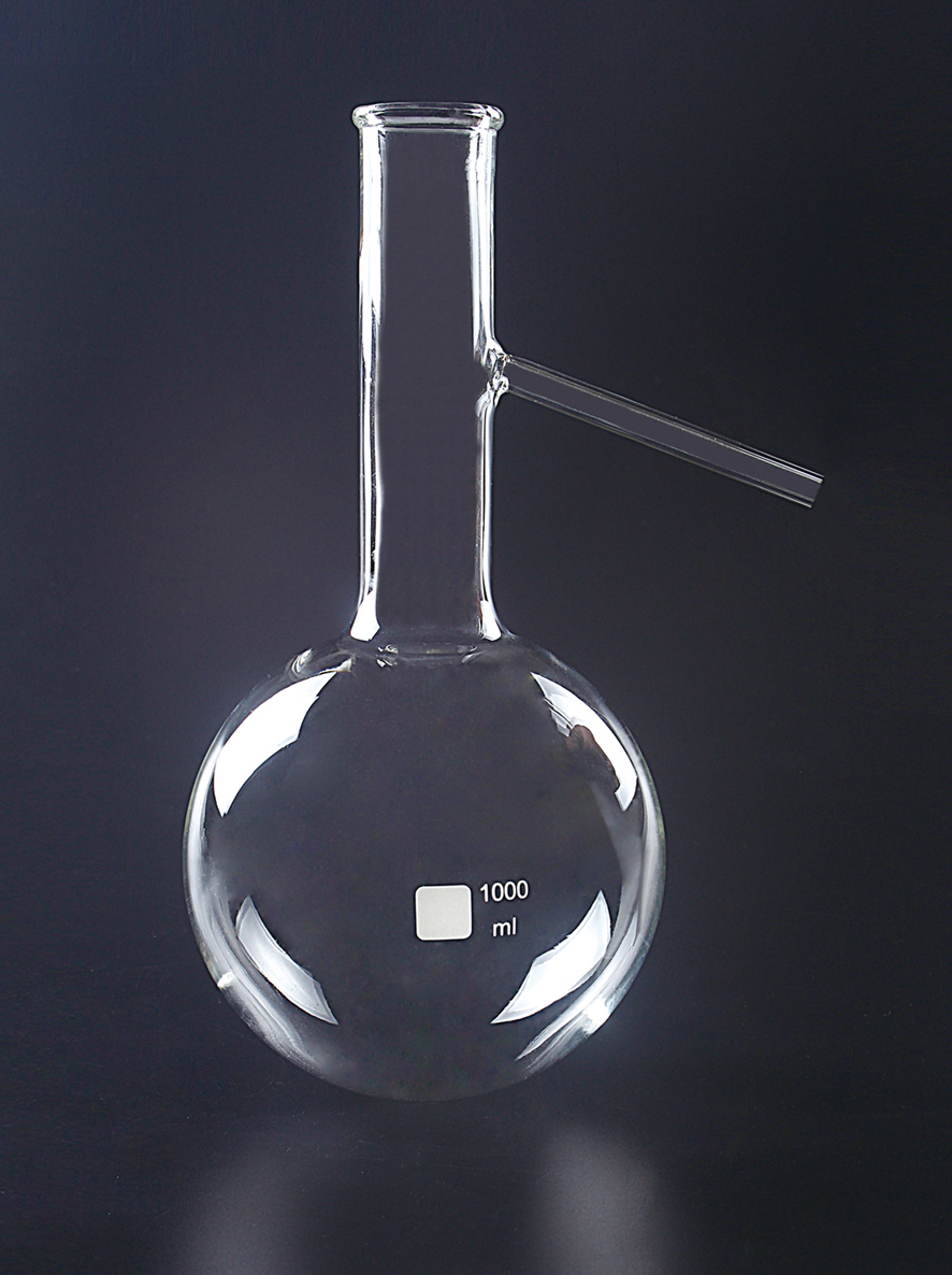 Distilling Flask with Side Tube