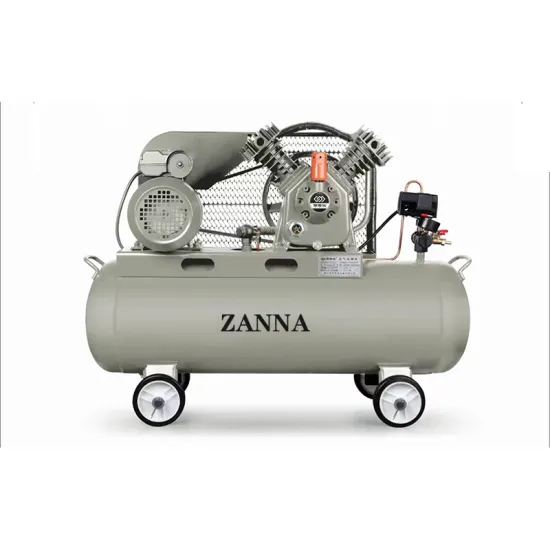 belt drives the air compressor operation