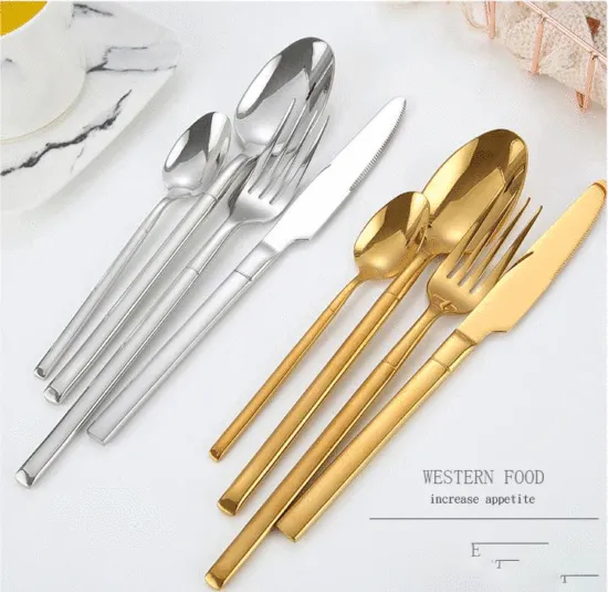 Titanium Alloy Stainless Steel Knife And Spoon