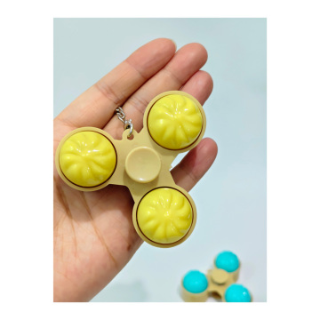 3-Button Bun Spinner Keychain