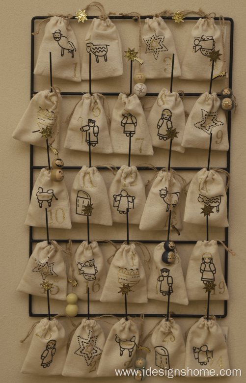 Nativity Advent Calendar Bags