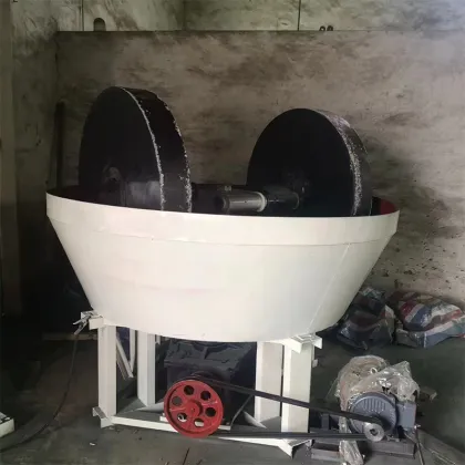 Mineral Processing Machinery: Wet Pan Mill Gold Milling Machine