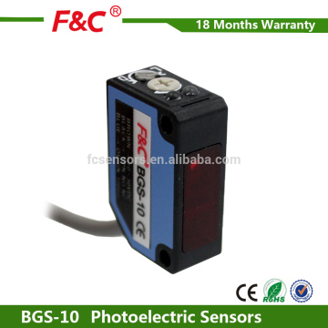 100mm bgs function diffuse photoelectric sensor with CE