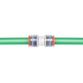 fiber optic HDPE duct microduct straight connector coupler