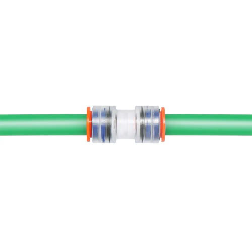 Microduct Straight Coupler fiber optic HDPE duct microduct straight connector coupler Manufactory