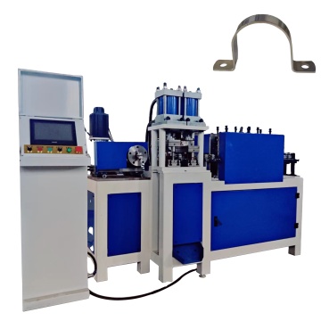 Hot Selling Max 6mm  Thick CNC Hydraulic Pipe Hose Clamp Punching Bending Making  Machine