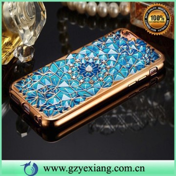 high quality bling bling case for lg k8 tpu soft electroplate phone cover