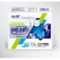 Kualiti tinggi Anion Chip Sanitary Napkin 290mm Winged