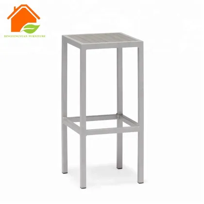 Plastic Wood Aluminium Outdoor Garden Bar Furniture Sets: Chair and High Table
