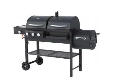 Customized Design Powder Coating 5 Burners Gas Grill with Side Burner