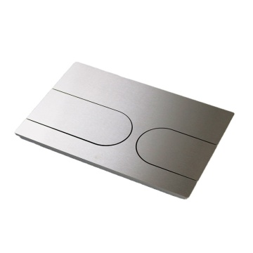 Wall Hung Toilet with Dual Flush Button, Silver SS304, Wall Mounted Tank