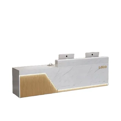 Factory Direct Luxury Office Reception Desks: Modern Designs for Hotels, Salons & More
