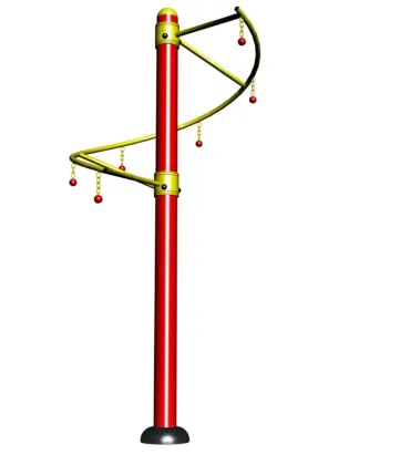 Garden double exercising bars outdoor fitness equipment