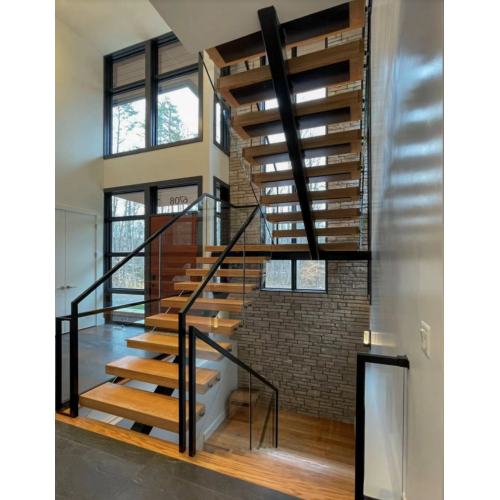 MS2025 درج Sky-High الأنيق المصنوع من الخشب الصلب الأحادي