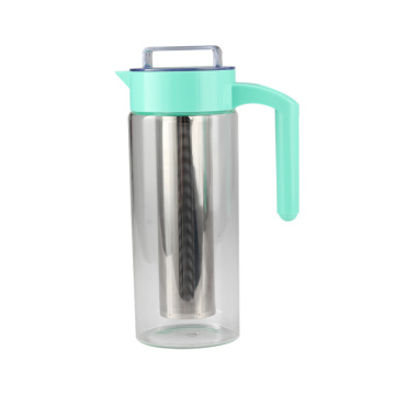 Plastic Glass Coffee Brew Maker With Filter