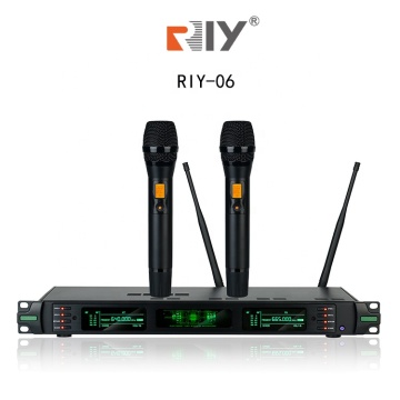 Riy-06 tubo elettronico nuovo design microfono wireless UHF