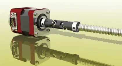 Wear-resistant stainless steel thru-shaft