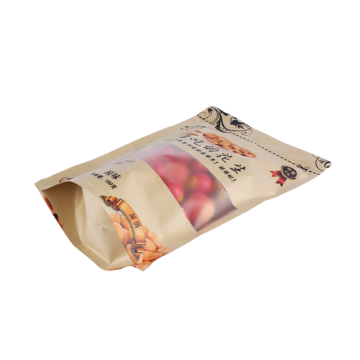 Custom Print Kraft Pouch met venster