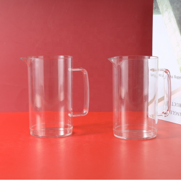 Custom Logo Clear Water Jug with Ice Holder for Cold Drinks & Beer
