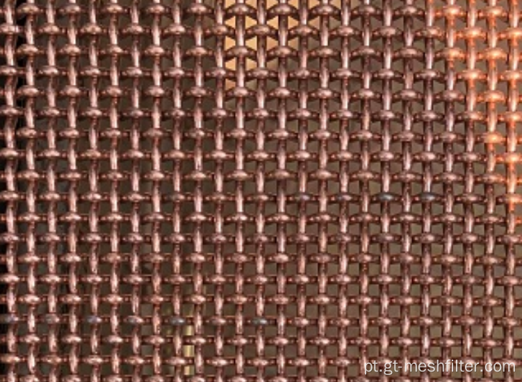 Red Copper Diagonal Tercela Malha