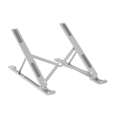 Soporte de enfriamiento antideslizante plegable ergonómico ajustable de aluminio