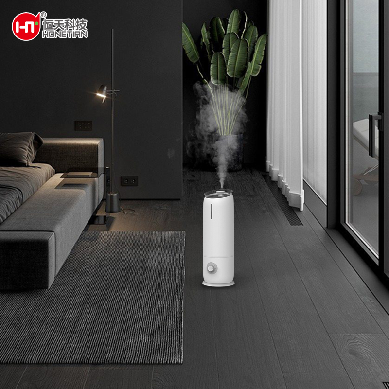 HONETIAN knob control 8.0L capacity smart hot sellers indoor plastics custom colors tower humidifiers forlarge room